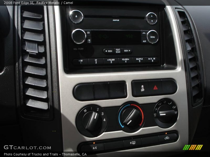 Redfire Metallic / Camel 2008 Ford Edge SE