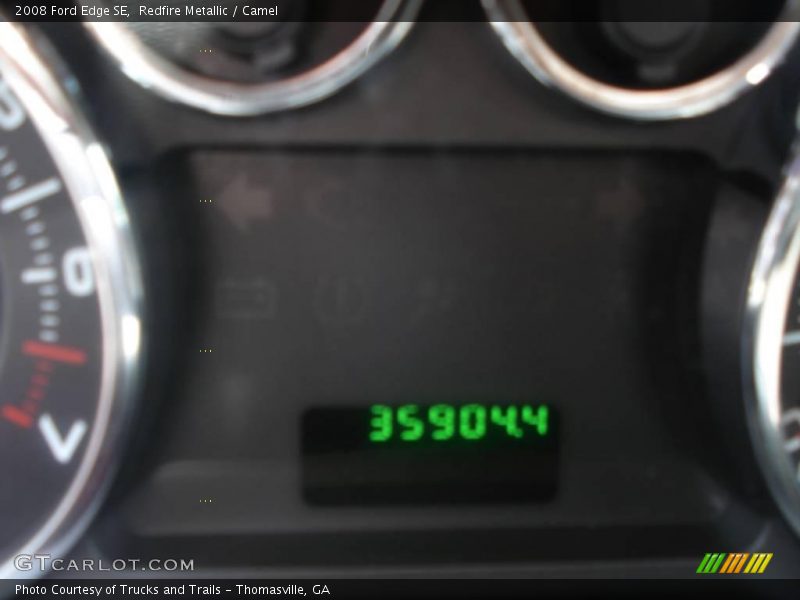 Redfire Metallic / Camel 2008 Ford Edge SE