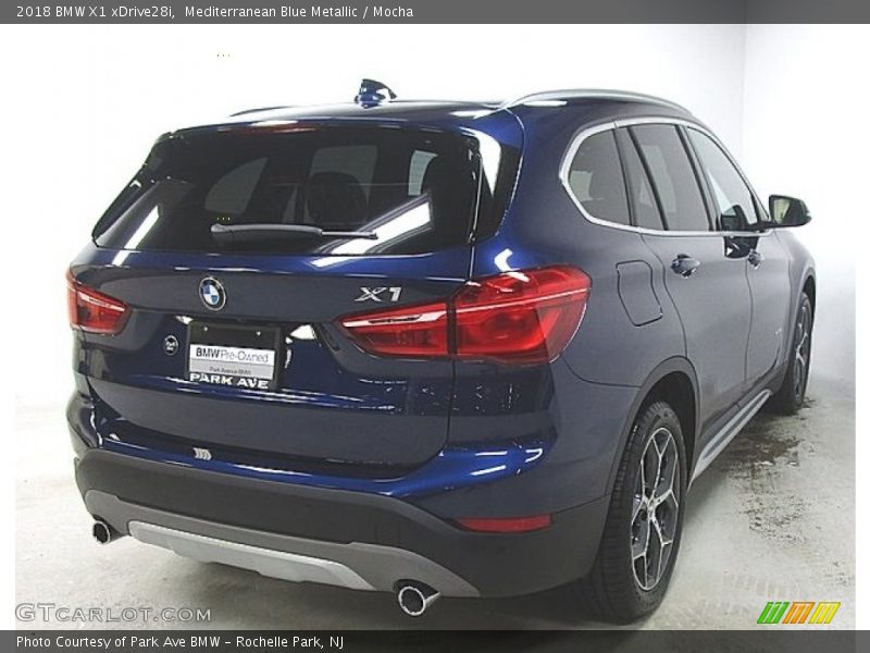 Mediterranean Blue Metallic / Mocha 2018 BMW X1 xDrive28i