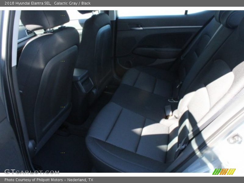 Galactic Gray / Black 2018 Hyundai Elantra SEL