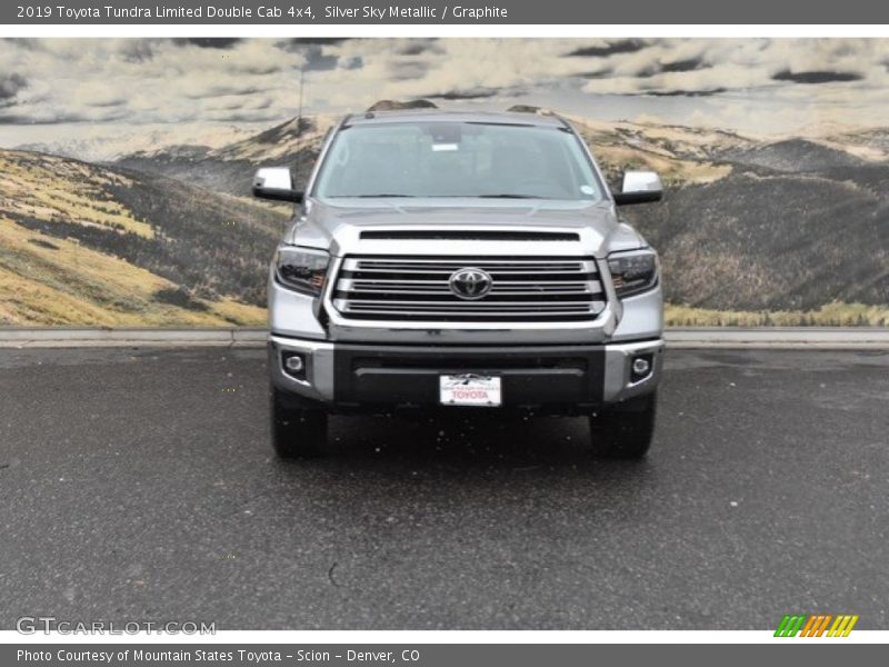 Silver Sky Metallic / Graphite 2019 Toyota Tundra Limited Double Cab 4x4
