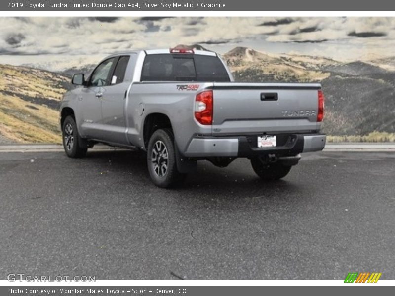 Silver Sky Metallic / Graphite 2019 Toyota Tundra Limited Double Cab 4x4