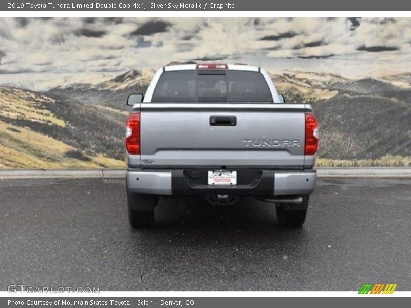 Silver Sky Metallic / Graphite 2019 Toyota Tundra Limited Double Cab 4x4