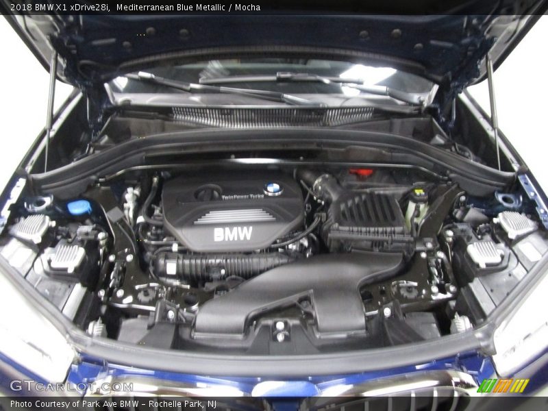 Mediterranean Blue Metallic / Mocha 2018 BMW X1 xDrive28i