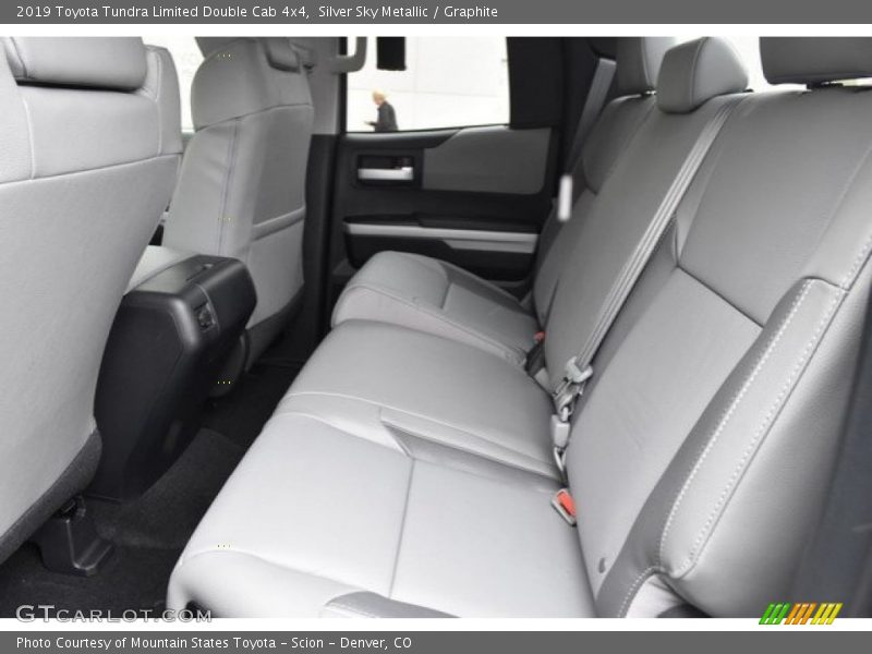 Rear Seat of 2019 Tundra Limited Double Cab 4x4