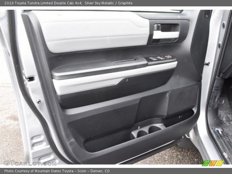 Silver Sky Metallic / Graphite 2019 Toyota Tundra Limited Double Cab 4x4