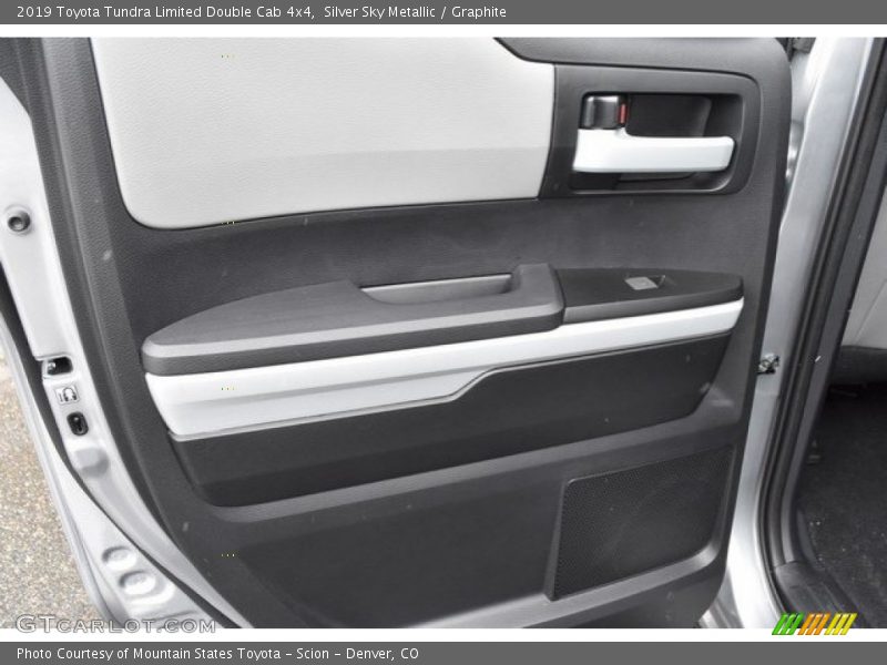 Silver Sky Metallic / Graphite 2019 Toyota Tundra Limited Double Cab 4x4