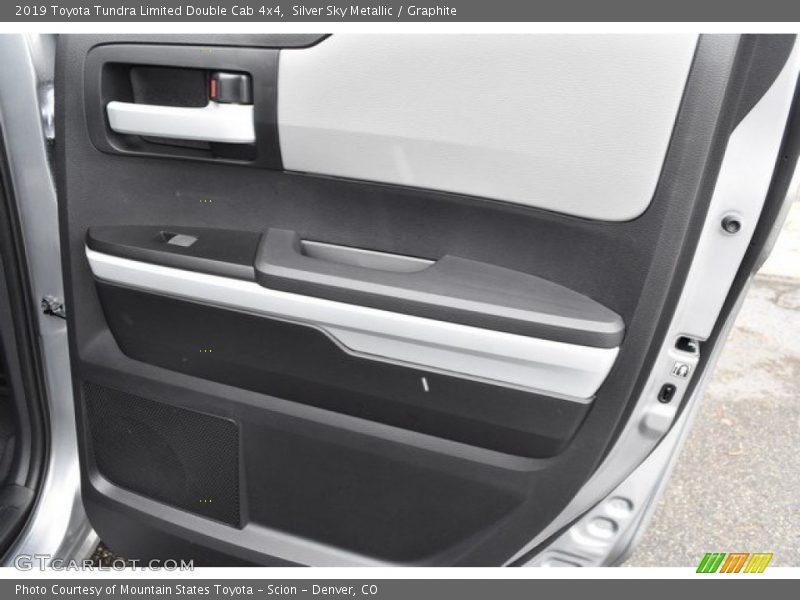 Silver Sky Metallic / Graphite 2019 Toyota Tundra Limited Double Cab 4x4