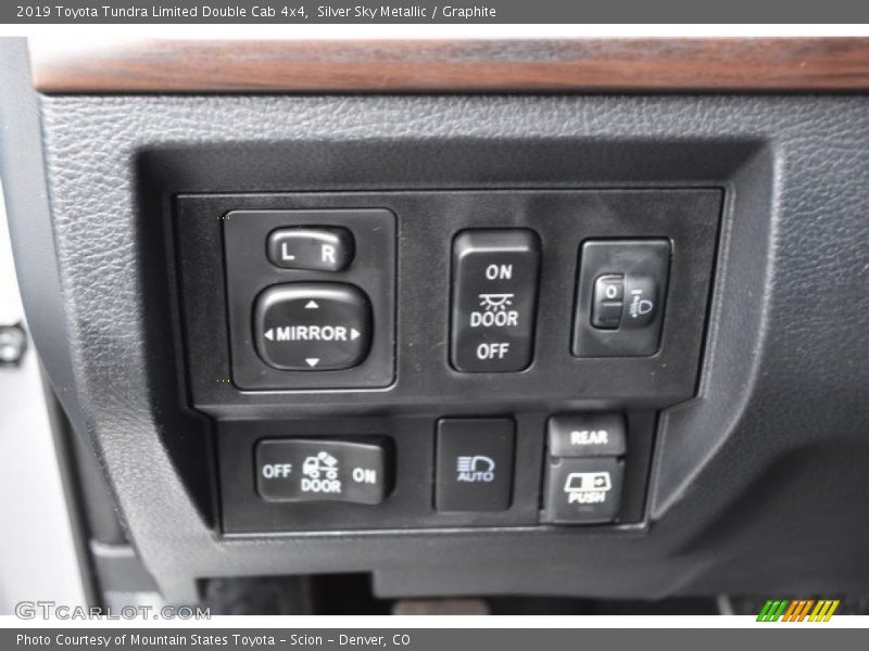Controls of 2019 Tundra Limited Double Cab 4x4