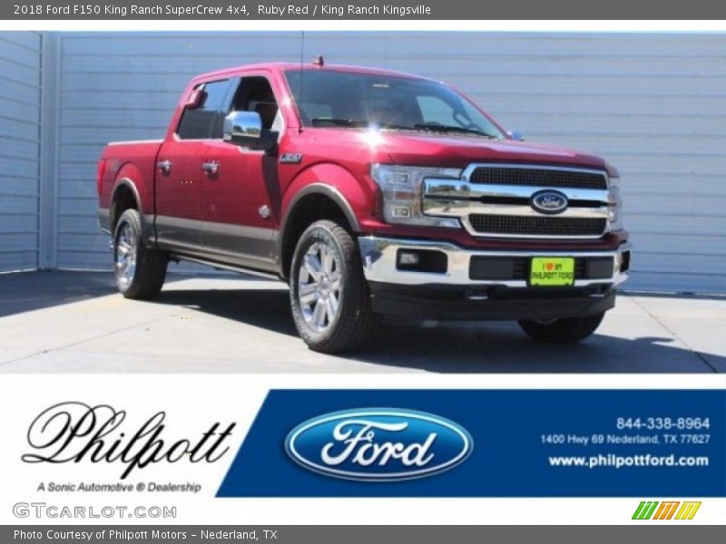 Ruby Red / King Ranch Kingsville 2018 Ford F150 King Ranch SuperCrew 4x4
