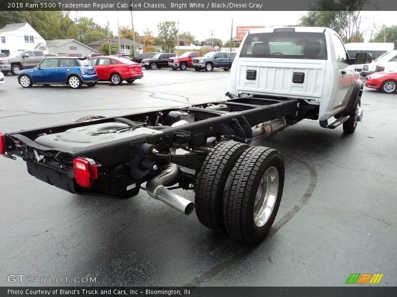 Bright White / Black/Diesel Gray 2018 Ram 5500 Tradesman Regular Cab 4x4 Chassis