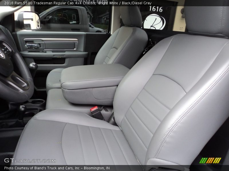 Bright White / Black/Diesel Gray 2018 Ram 5500 Tradesman Regular Cab 4x4 Chassis