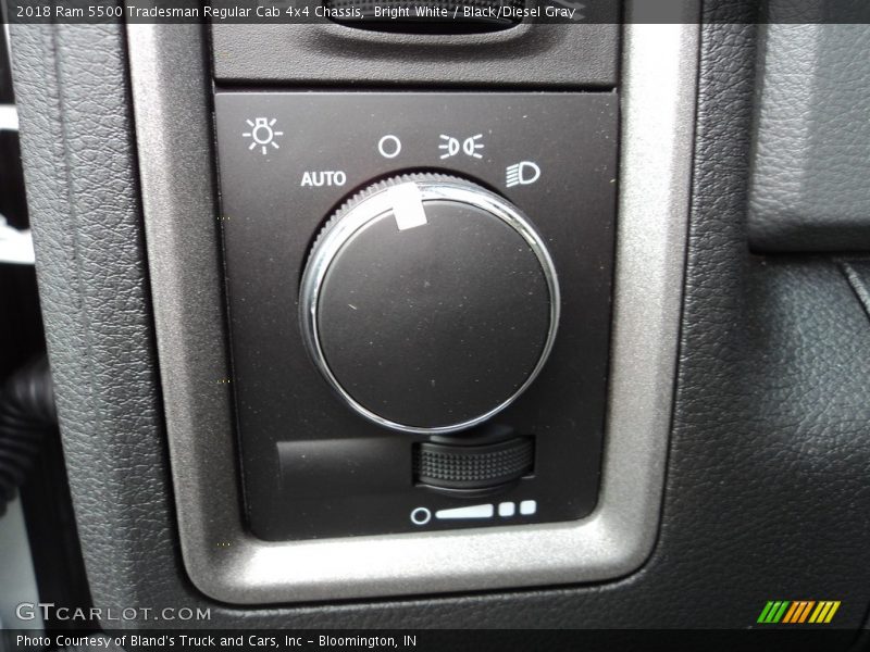 Bright White / Black/Diesel Gray 2018 Ram 5500 Tradesman Regular Cab 4x4 Chassis