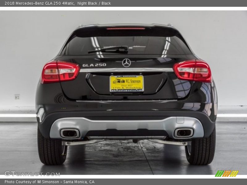 Night Black / Black 2018 Mercedes-Benz GLA 250 4Matic