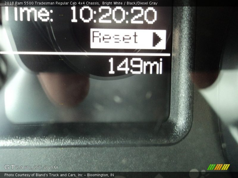 Bright White / Black/Diesel Gray 2018 Ram 5500 Tradesman Regular Cab 4x4 Chassis