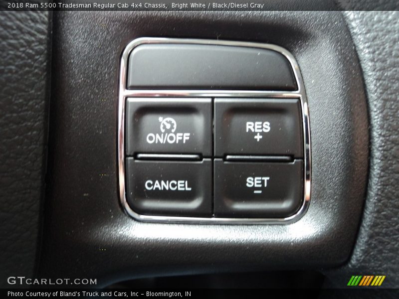 Bright White / Black/Diesel Gray 2018 Ram 5500 Tradesman Regular Cab 4x4 Chassis