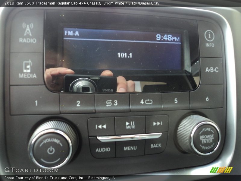 Bright White / Black/Diesel Gray 2018 Ram 5500 Tradesman Regular Cab 4x4 Chassis