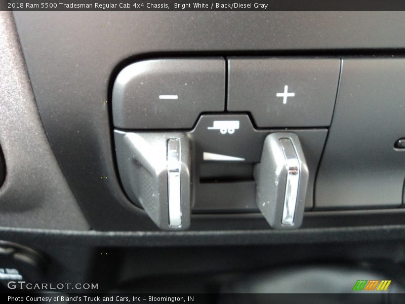 Bright White / Black/Diesel Gray 2018 Ram 5500 Tradesman Regular Cab 4x4 Chassis