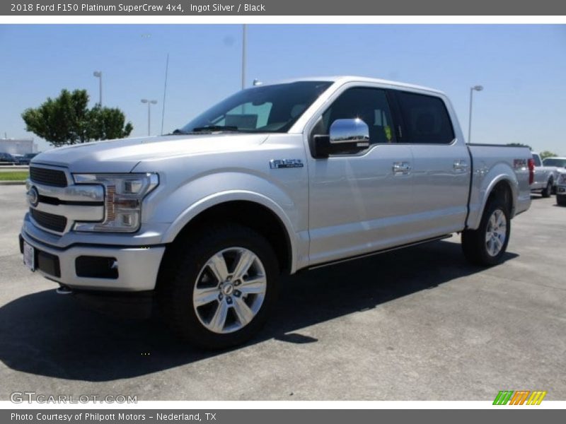 Front 3/4 View of 2018 F150 Platinum SuperCrew 4x4