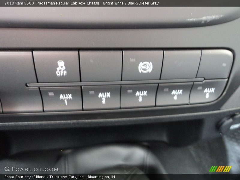 Bright White / Black/Diesel Gray 2018 Ram 5500 Tradesman Regular Cab 4x4 Chassis