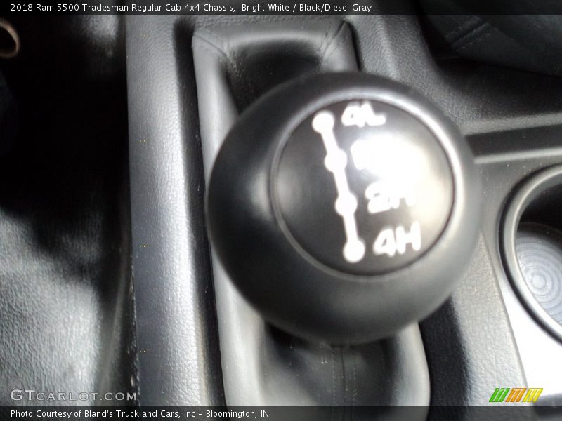 Bright White / Black/Diesel Gray 2018 Ram 5500 Tradesman Regular Cab 4x4 Chassis