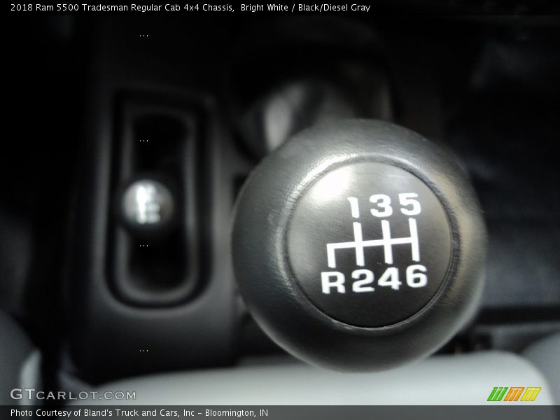 Bright White / Black/Diesel Gray 2018 Ram 5500 Tradesman Regular Cab 4x4 Chassis