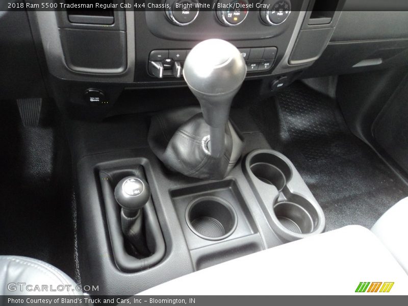 Bright White / Black/Diesel Gray 2018 Ram 5500 Tradesman Regular Cab 4x4 Chassis
