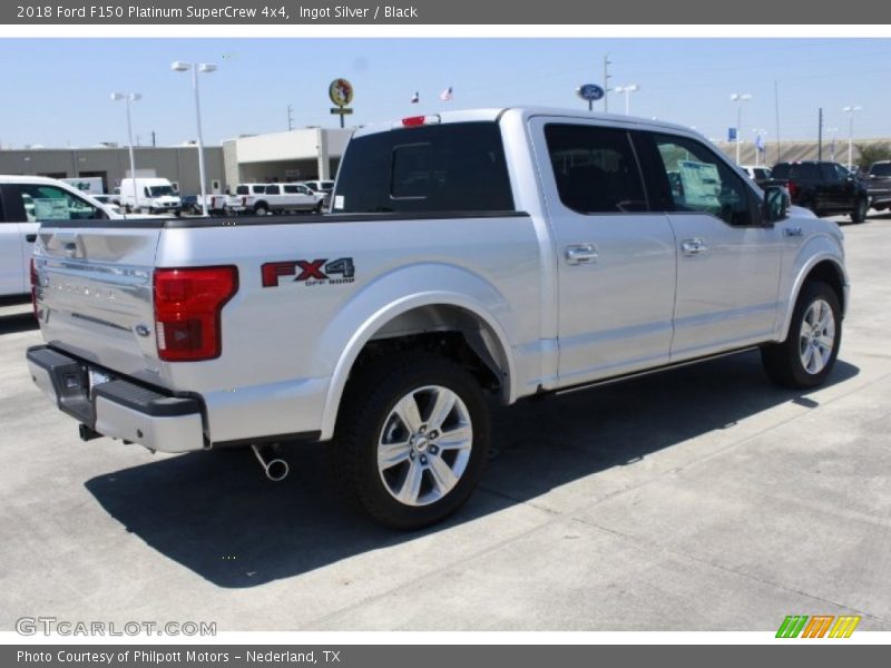 Ingot Silver / Black 2018 Ford F150 Platinum SuperCrew 4x4