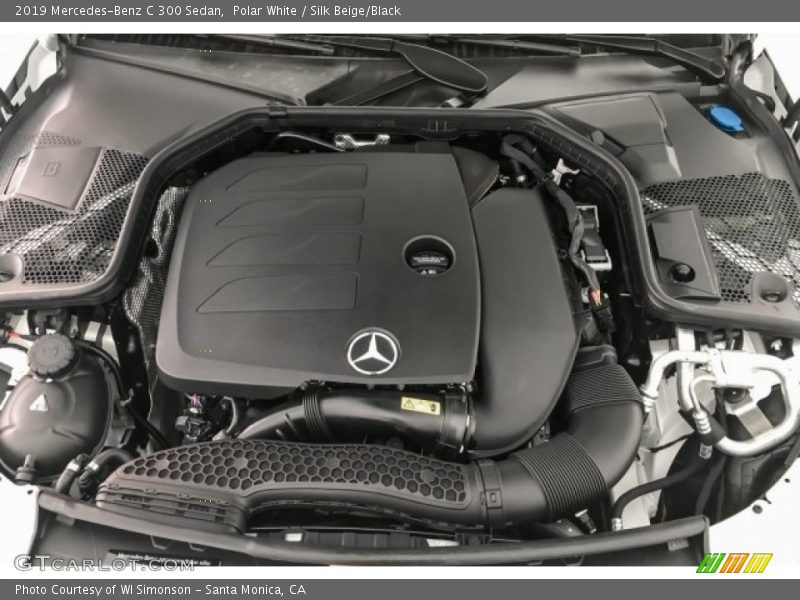 Polar White / Silk Beige/Black 2019 Mercedes-Benz C 300 Sedan