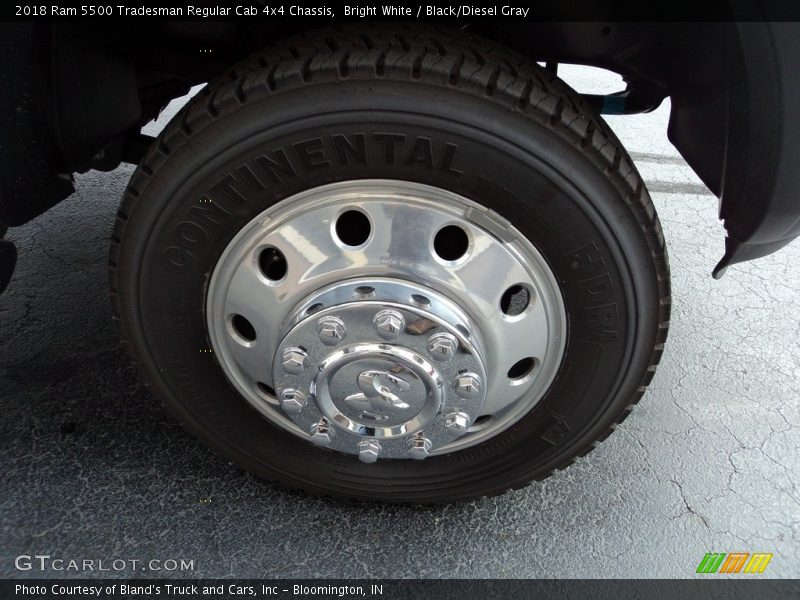 Bright White / Black/Diesel Gray 2018 Ram 5500 Tradesman Regular Cab 4x4 Chassis