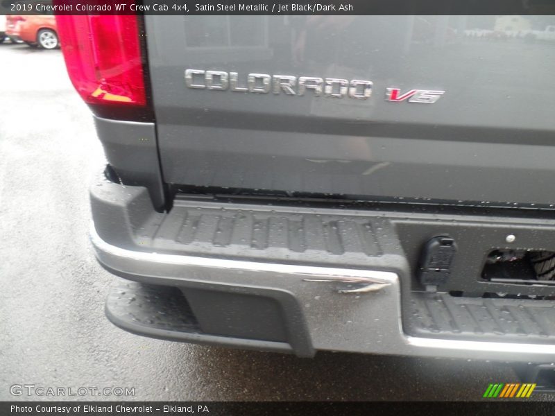 Satin Steel Metallic / Jet Black/Dark Ash 2019 Chevrolet Colorado WT Crew Cab 4x4