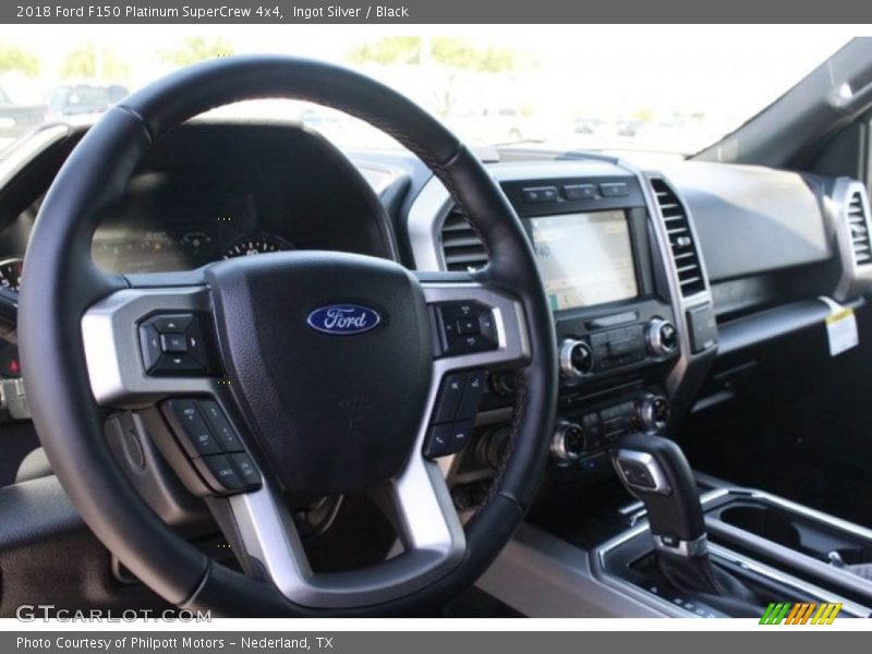 Ingot Silver / Black 2018 Ford F150 Platinum SuperCrew 4x4