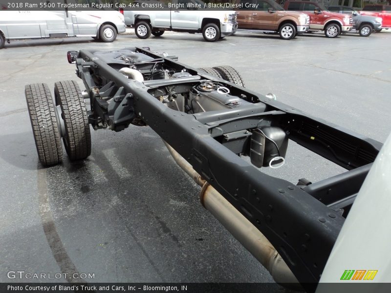 Bright White / Black/Diesel Gray 2018 Ram 5500 Tradesman Regular Cab 4x4 Chassis