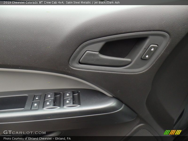 Satin Steel Metallic / Jet Black/Dark Ash 2019 Chevrolet Colorado WT Crew Cab 4x4