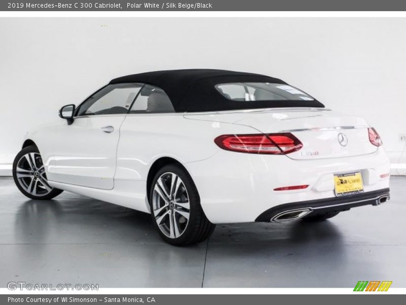 Polar White / Silk Beige/Black 2019 Mercedes-Benz C 300 Cabriolet