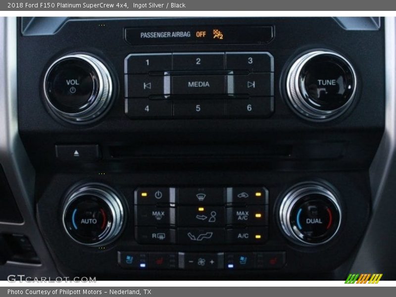 Ingot Silver / Black 2018 Ford F150 Platinum SuperCrew 4x4