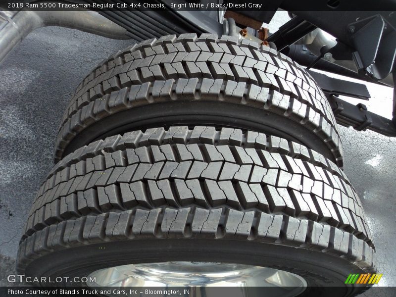 Bright White / Black/Diesel Gray 2018 Ram 5500 Tradesman Regular Cab 4x4 Chassis