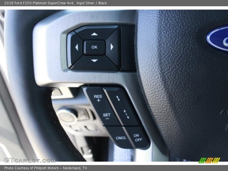 Ingot Silver / Black 2018 Ford F150 Platinum SuperCrew 4x4