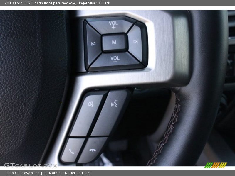 Ingot Silver / Black 2018 Ford F150 Platinum SuperCrew 4x4