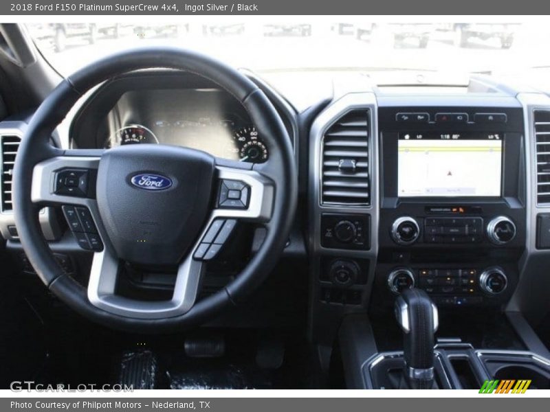 Ingot Silver / Black 2018 Ford F150 Platinum SuperCrew 4x4
