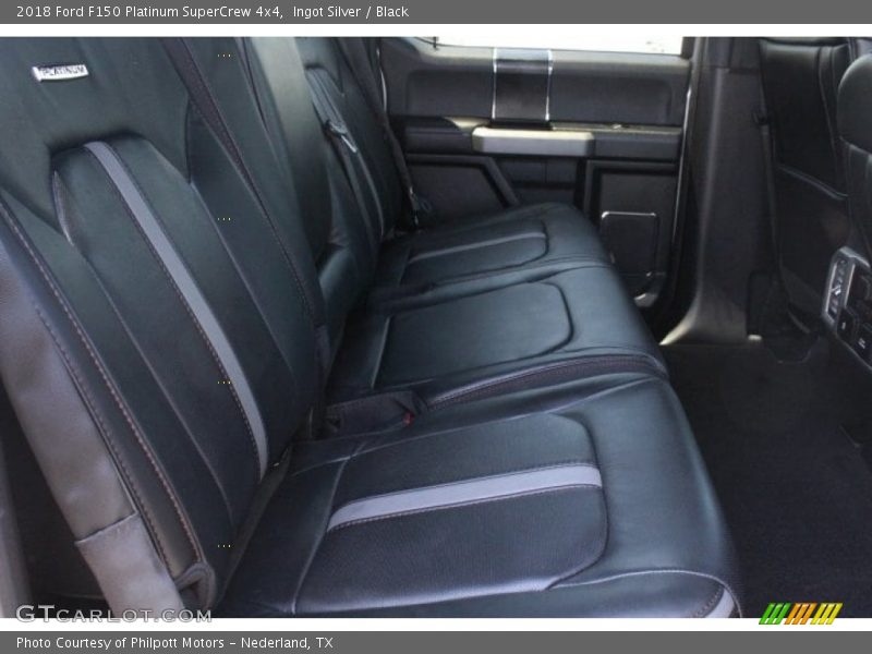 Ingot Silver / Black 2018 Ford F150 Platinum SuperCrew 4x4