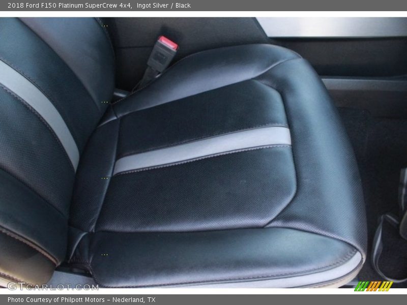 Ingot Silver / Black 2018 Ford F150 Platinum SuperCrew 4x4