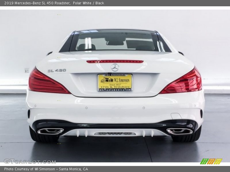 Polar White / Black 2019 Mercedes-Benz SL 450 Roadster