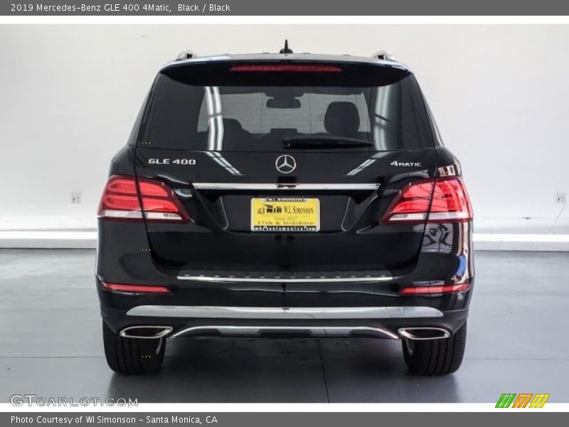 Black / Black 2019 Mercedes-Benz GLE 400 4Matic
