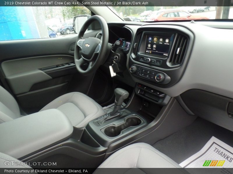 Satin Steel Metallic / Jet Black/Dark Ash 2019 Chevrolet Colorado WT Crew Cab 4x4