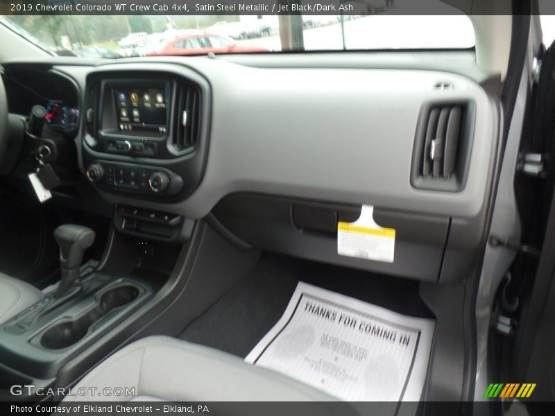 Satin Steel Metallic / Jet Black/Dark Ash 2019 Chevrolet Colorado WT Crew Cab 4x4