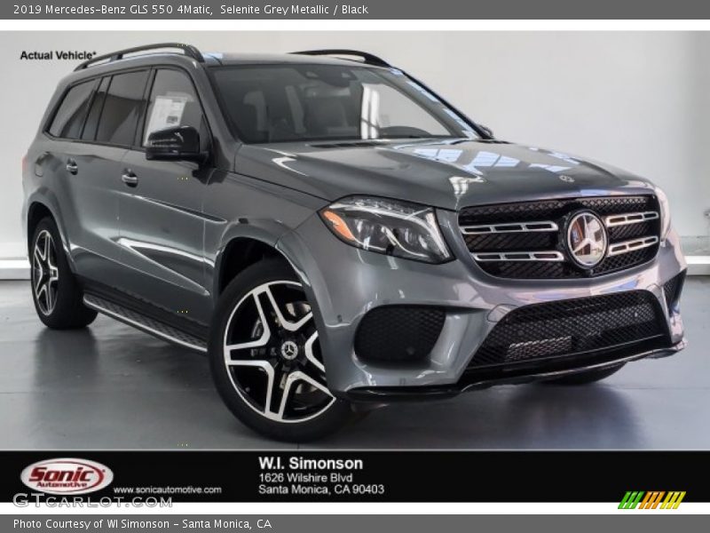 Selenite Grey Metallic / Black 2019 Mercedes-Benz GLS 550 4Matic