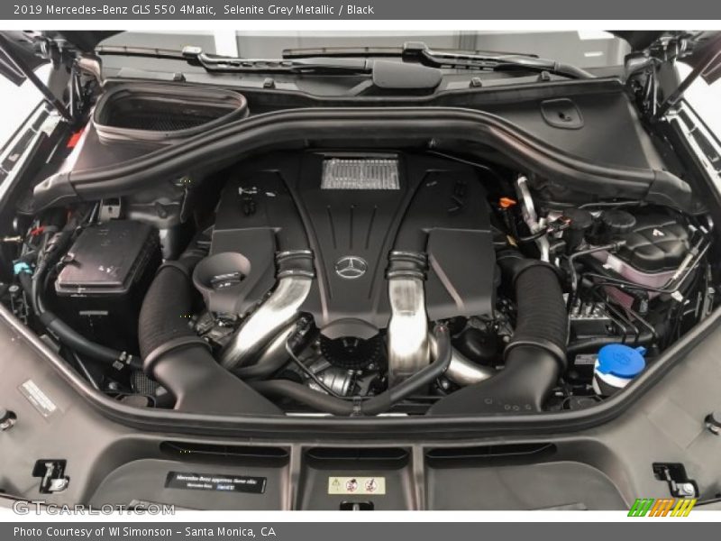 Selenite Grey Metallic / Black 2019 Mercedes-Benz GLS 550 4Matic