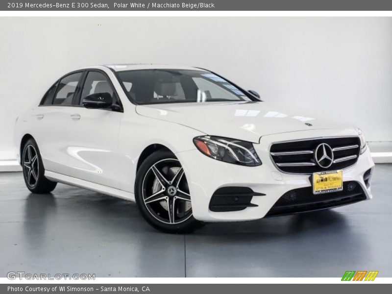 Polar White / Macchiato Beige/Black 2019 Mercedes-Benz E 300 Sedan