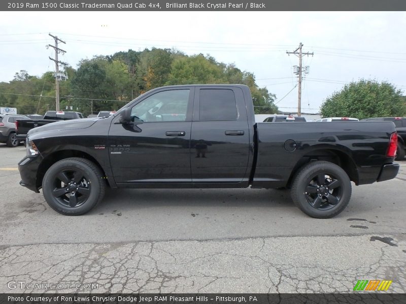 Brilliant Black Crystal Pearl / Black 2019 Ram 1500 Classic Tradesman Quad Cab 4x4